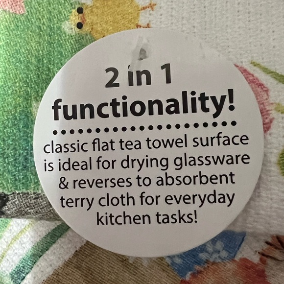 Easter-Easter 2 Cat Bunny Printed Towels - Picture 5 of 5